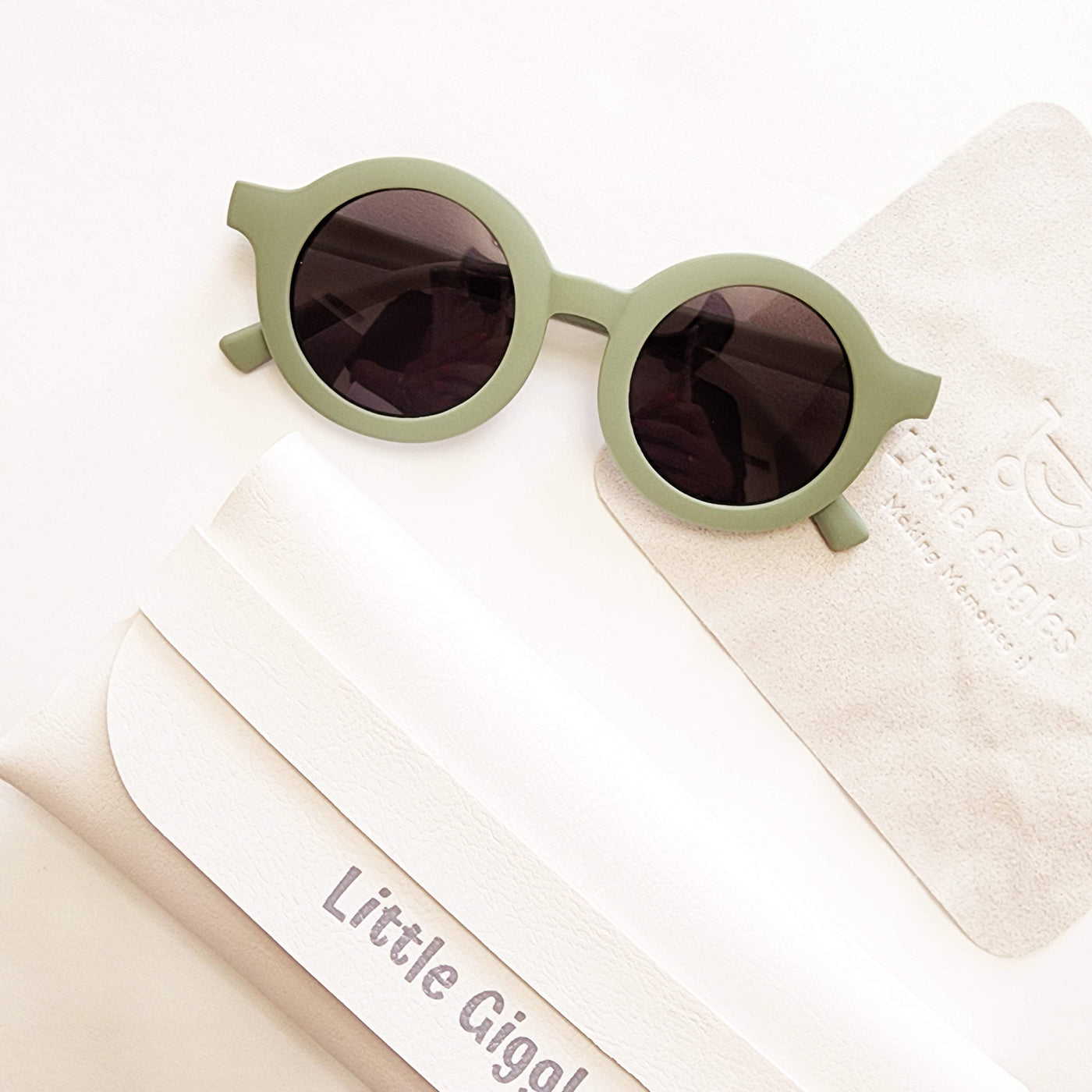 Green Flexible Sunglasses