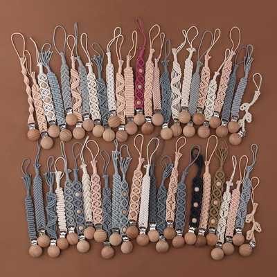 Woven Pacifier Clips | Image 1