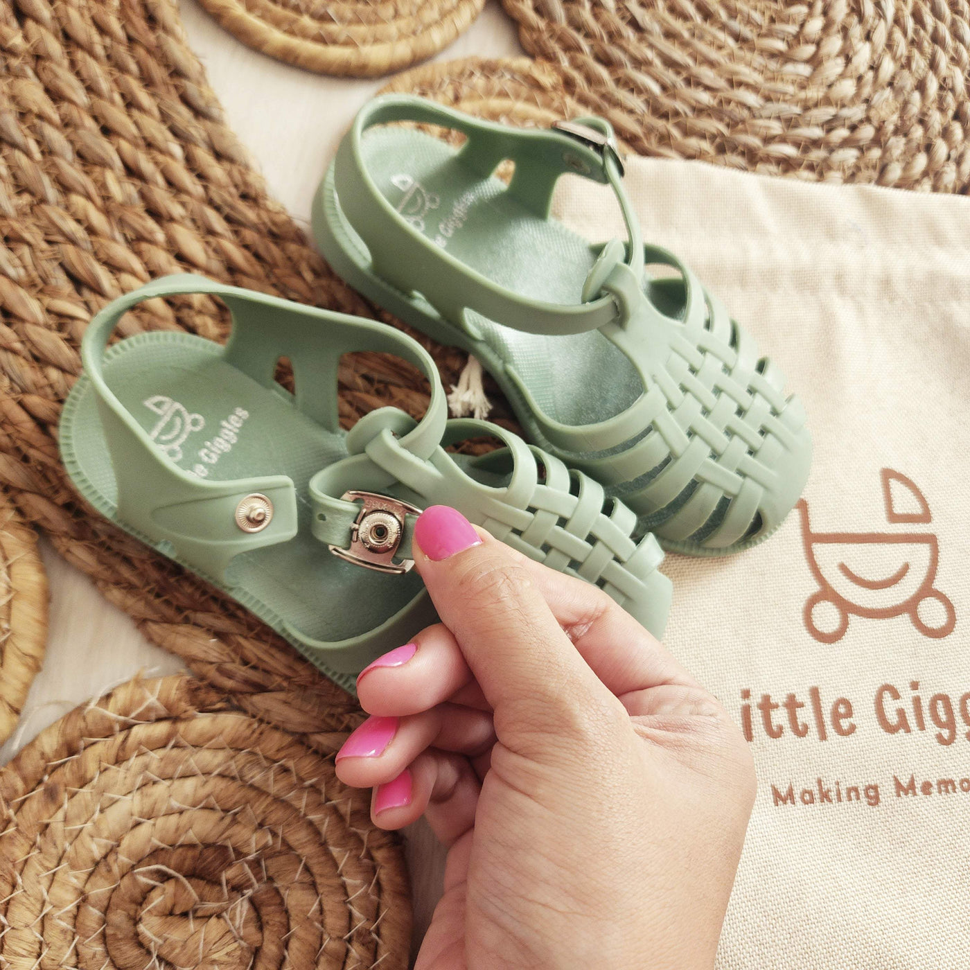 Green Jelly Shoes | Image 1
