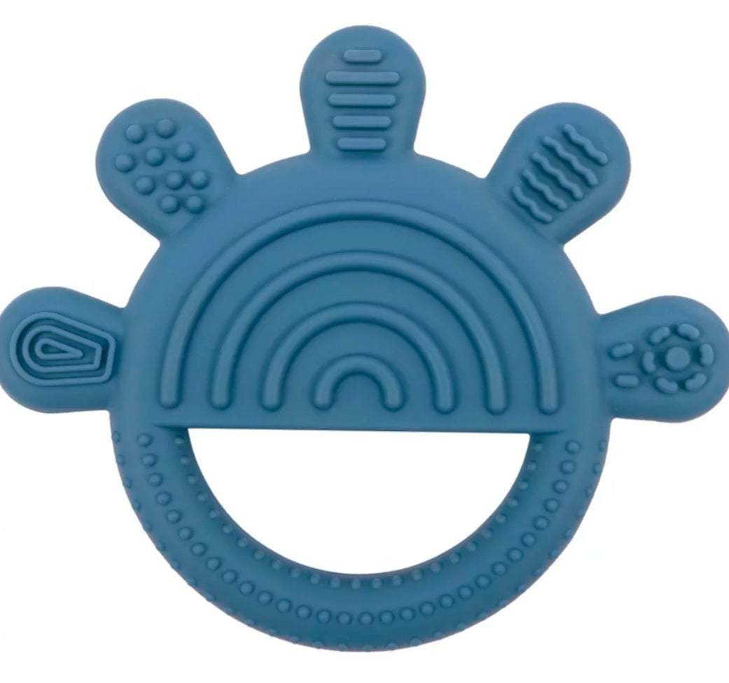 Blue Textured Teether