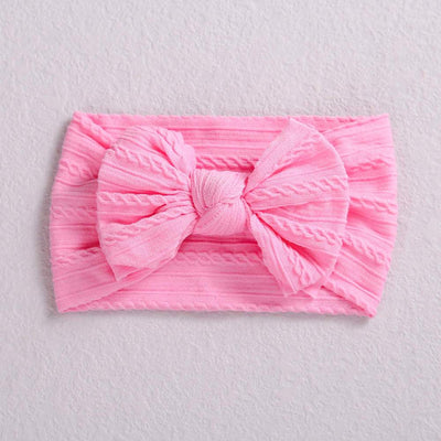 Bright Pink Knit Headband