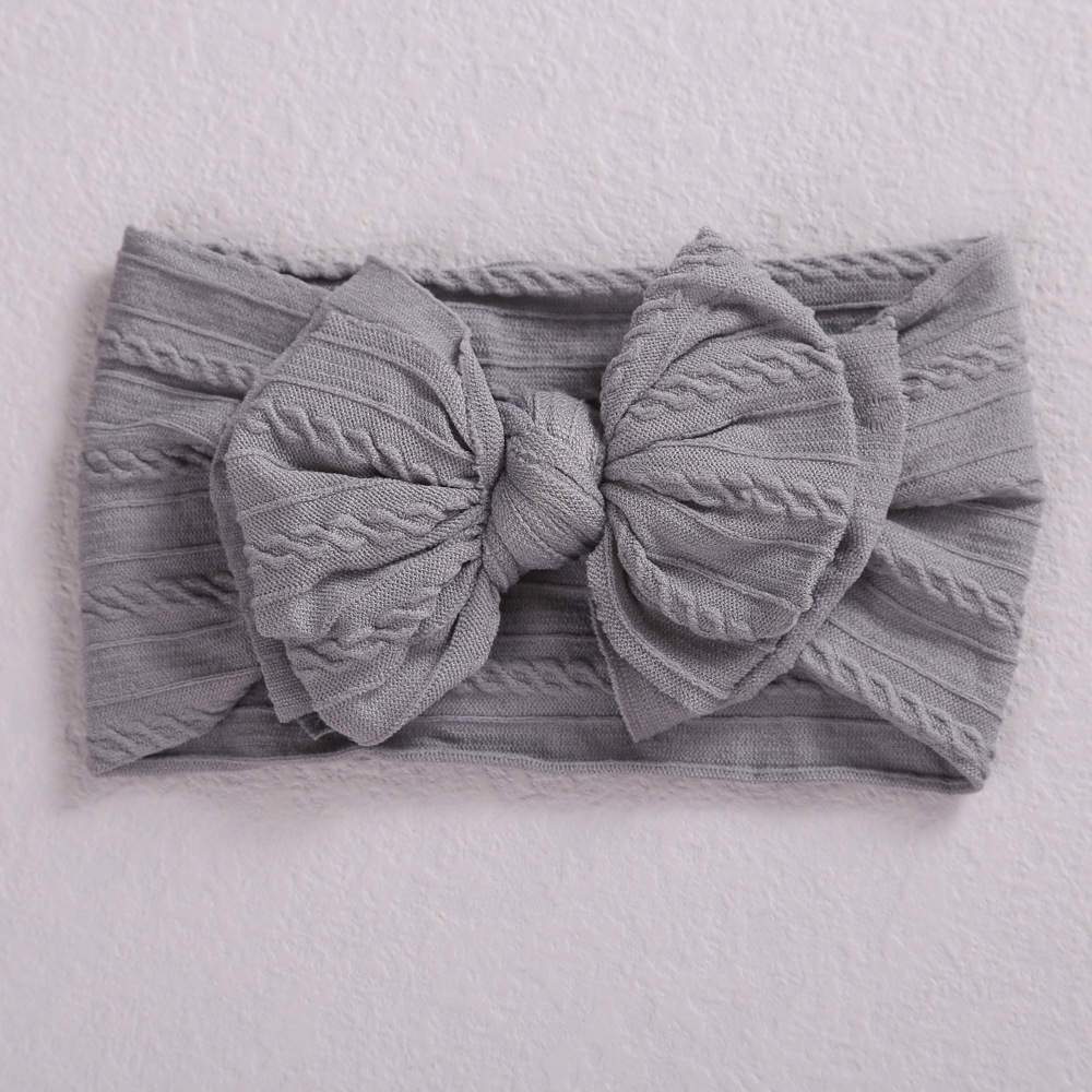 Grey Knit Headband