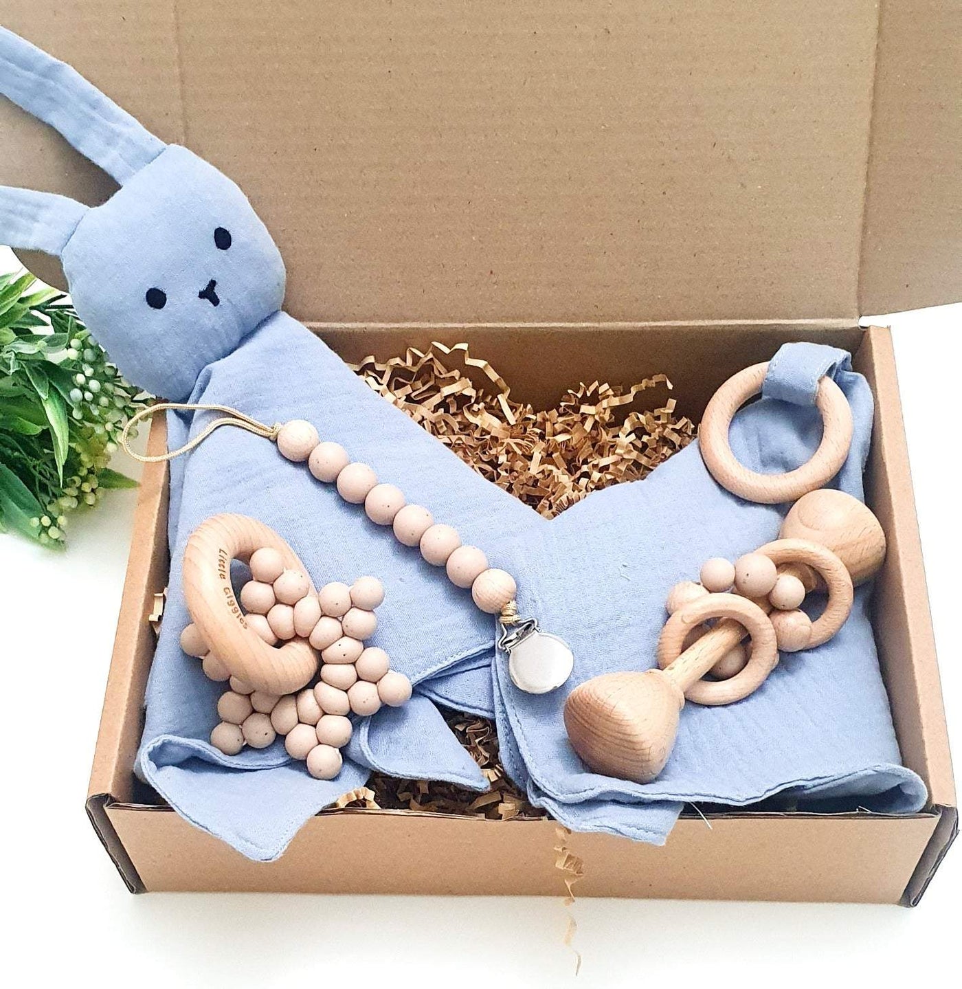 Blue Bunny Gift Set | Image 1 | Little Giggles