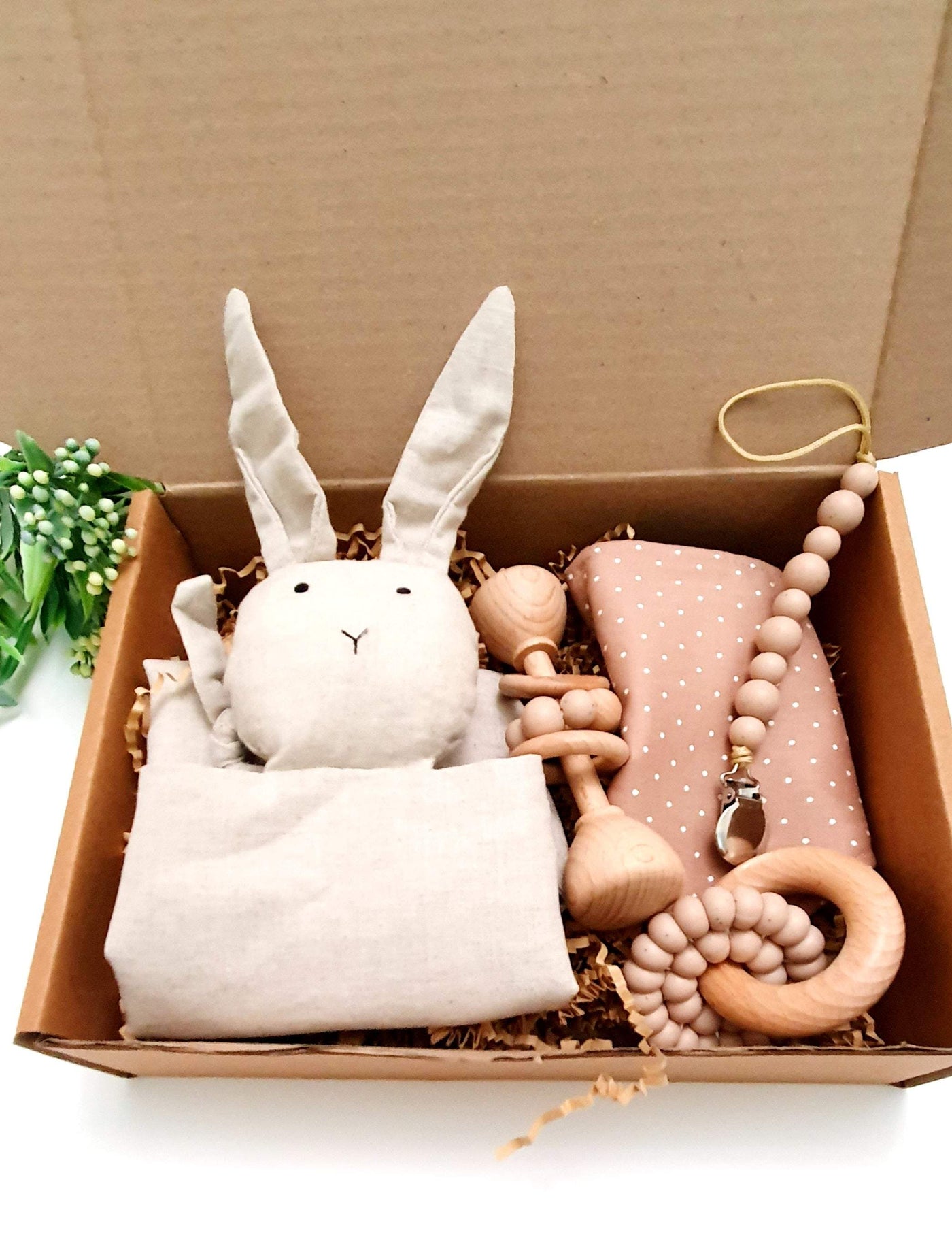Beige Bunny Gift Set