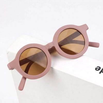 Dark Pink Matte Sunglasses