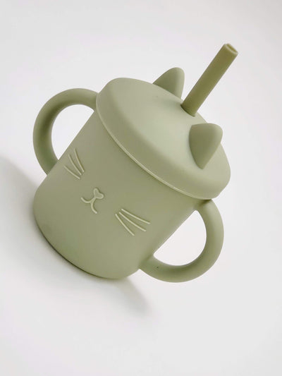 Kitty Sippy Green Cups | Image 3