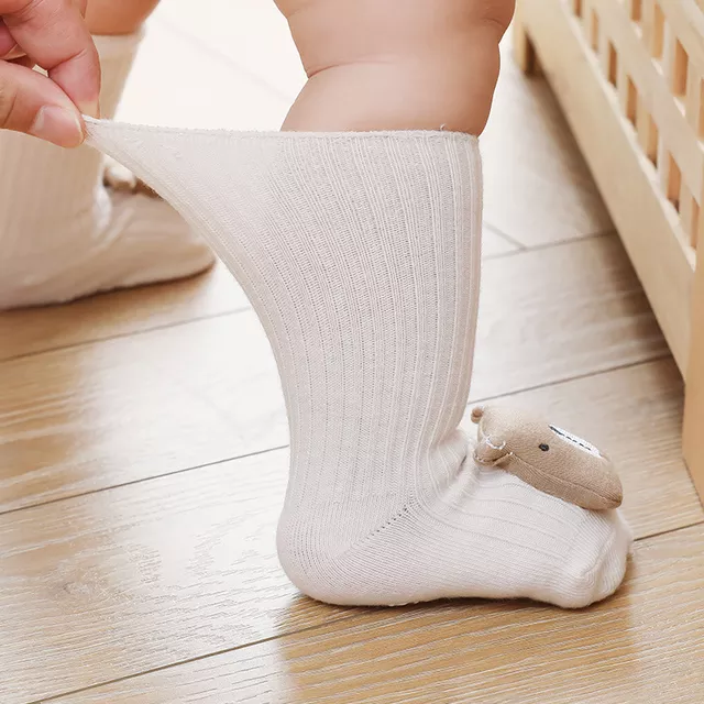 Kid Wearing Animal Socks | Little Giggles