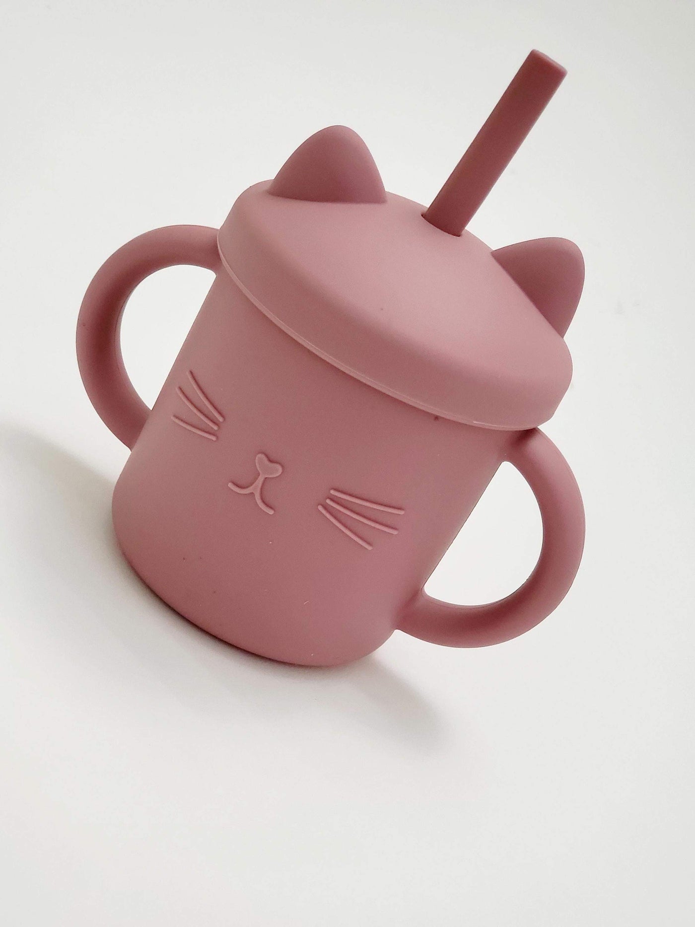 Kitty Sippy Dark Pink Cups