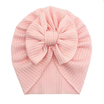Light Pink Cotton Bow Turban