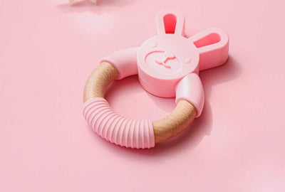 Pink Bunny Teether