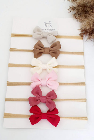 Pretty Pinks Headbow - Pack of 6 | Image 1
