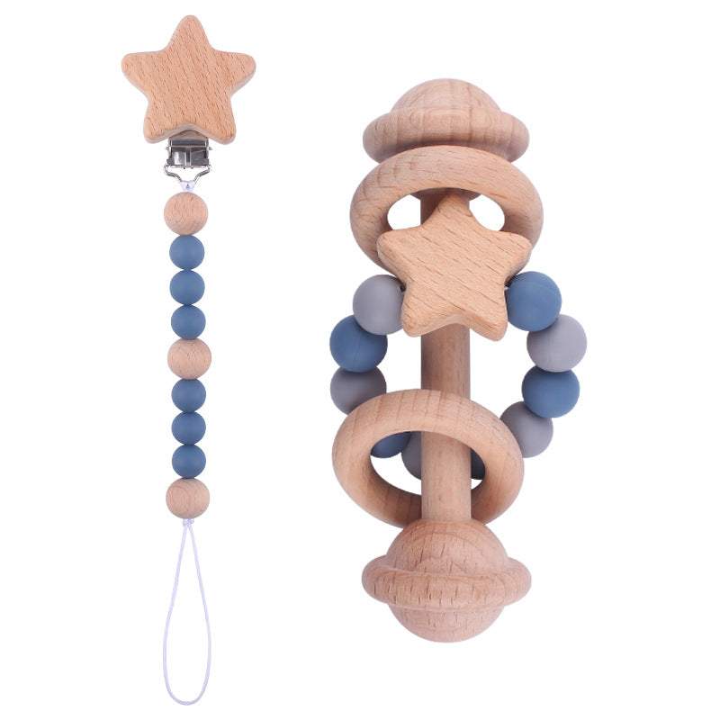 Star Rattle and Pacifier Set | Image 4