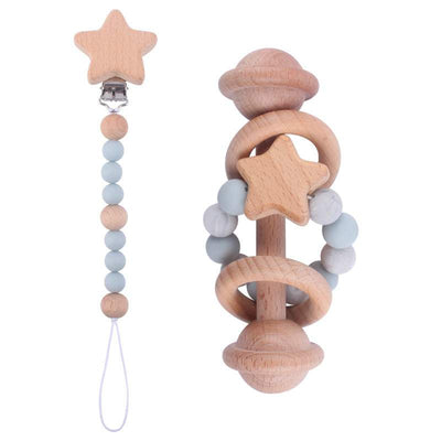 Star Rattle and Pacifier Set | Image 6