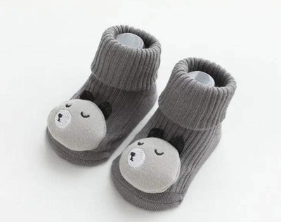 Grey Bear Socks | Little Giggles