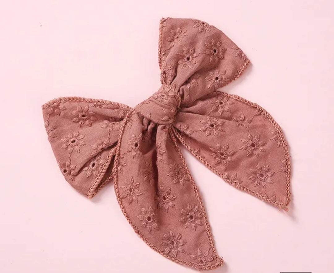 Embroided Cotton Hair Clip | Image 2