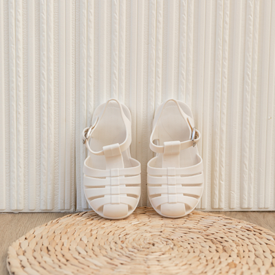 Cream Jelly Shoes