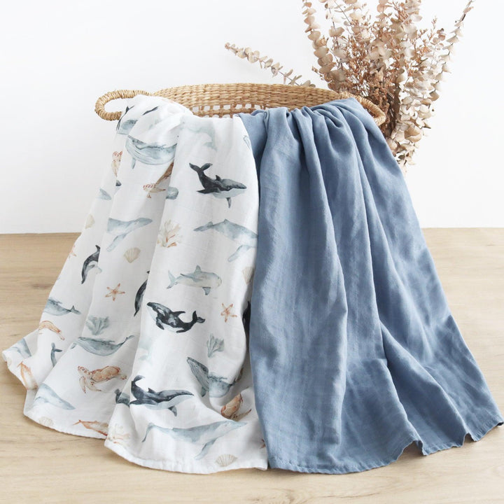 Ocean Swaddle Set