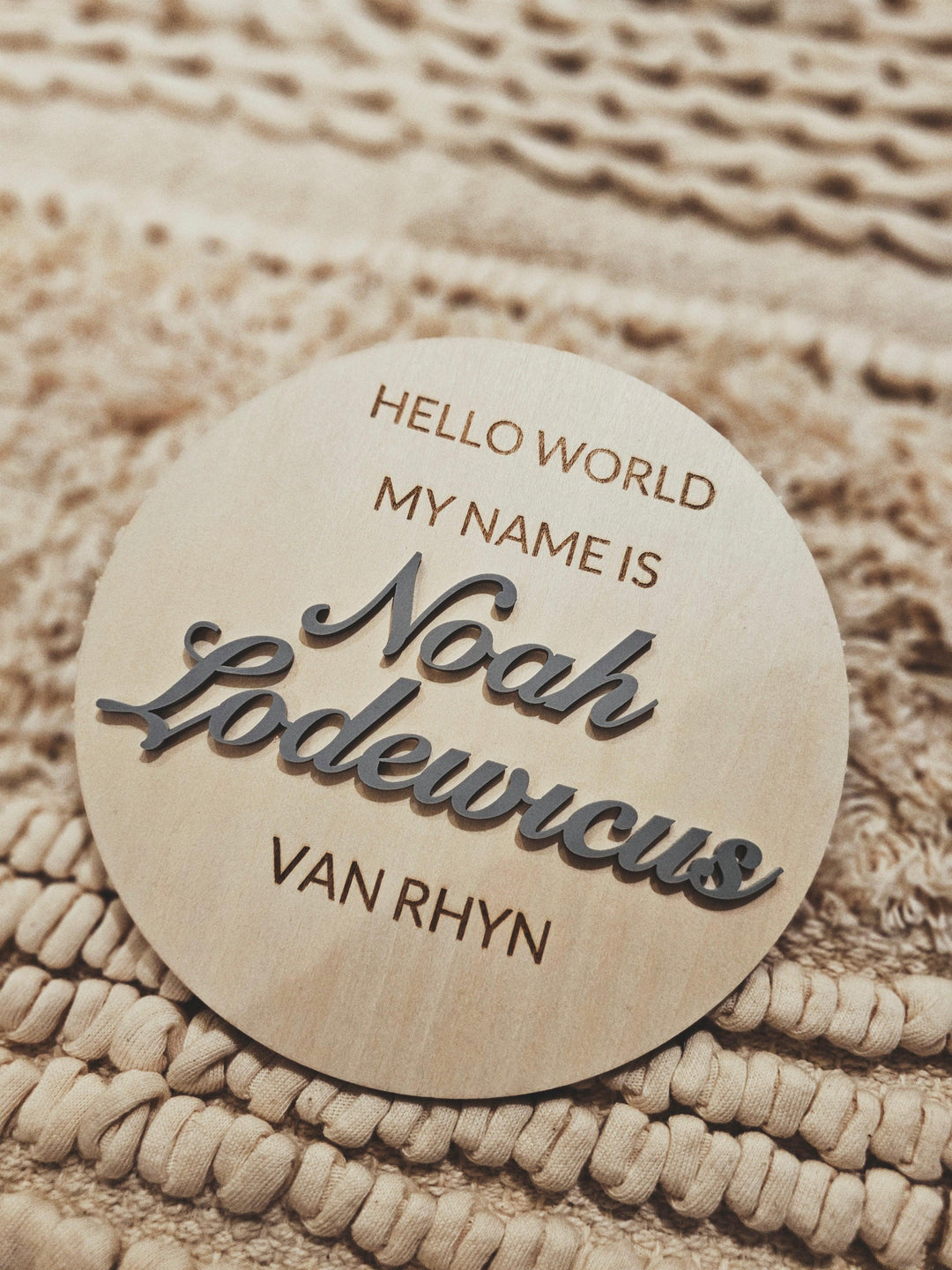 Extra Large Name Plaque - 1 week turnaround time