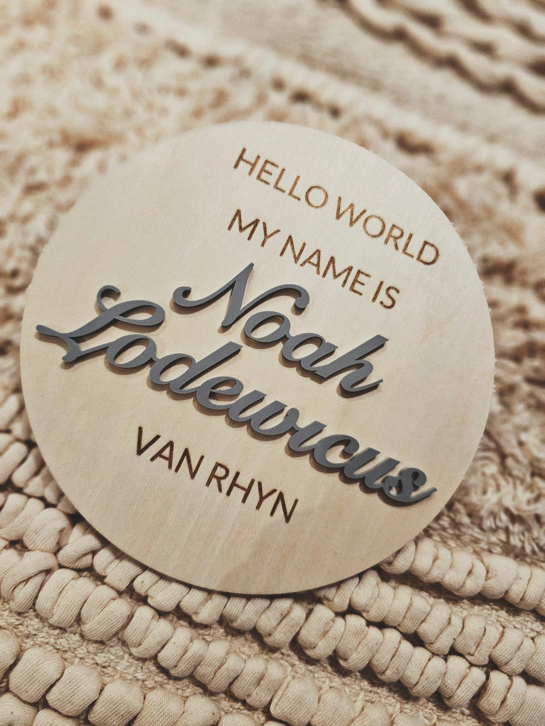 Extra Large Name Plaque - 1 week turnaround time