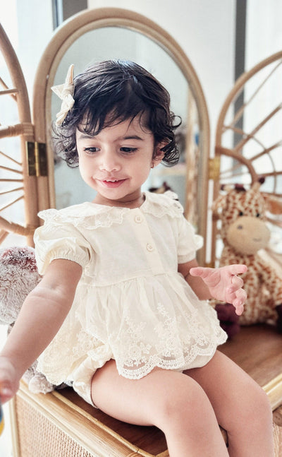 Anna Lace Romper