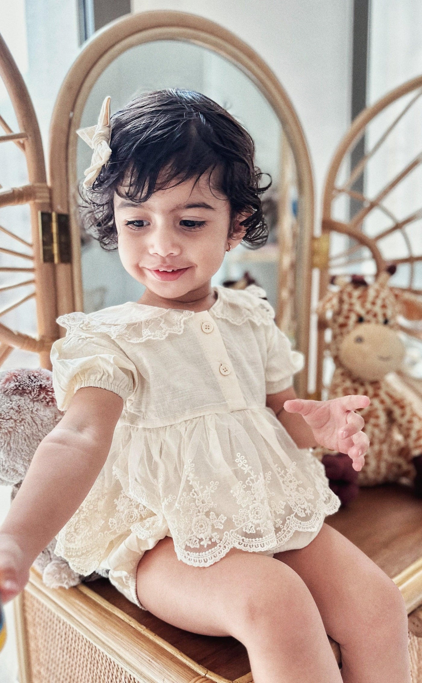 Anna Lace Romper