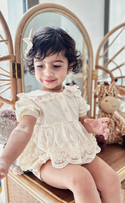 Anna Lace Romper
