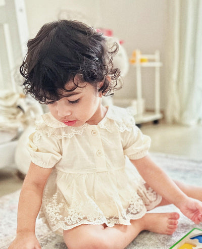 Anna Lace Romper