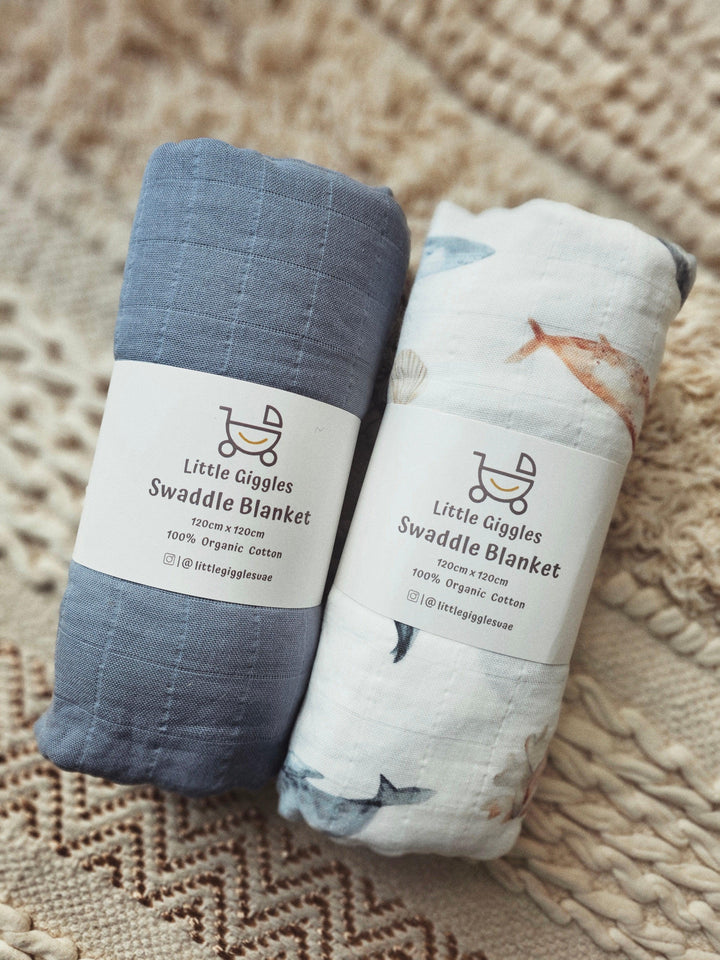 Ocean Swaddle Set