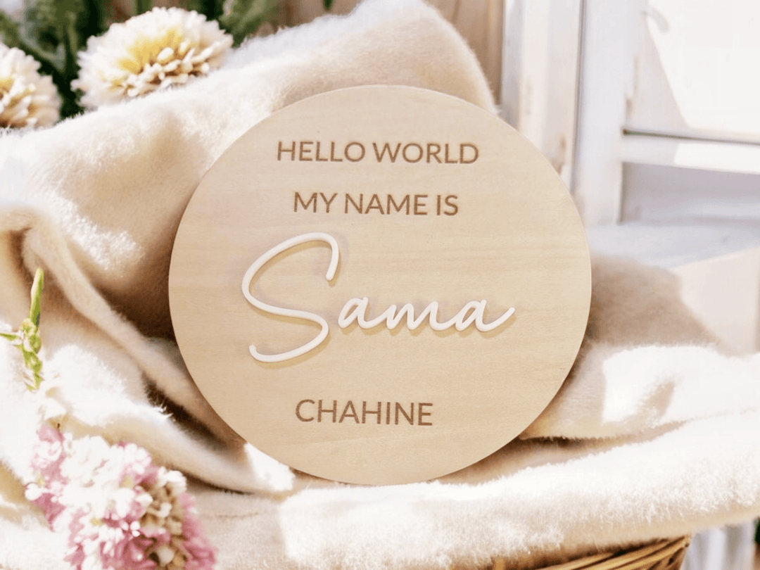 Extra Large Name Plaque - 1 week turnaround time