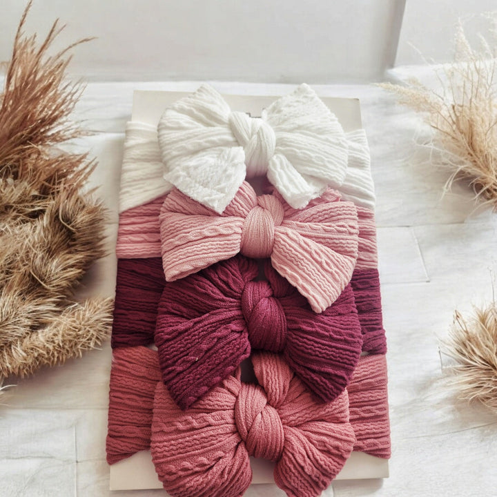 Megan Headband Pink Set