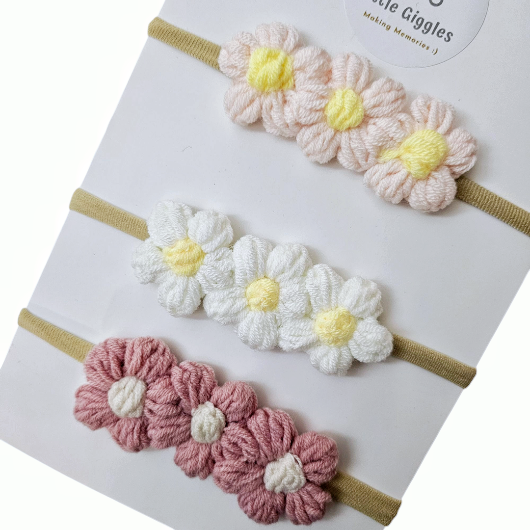 Crochet Flower Headbands
