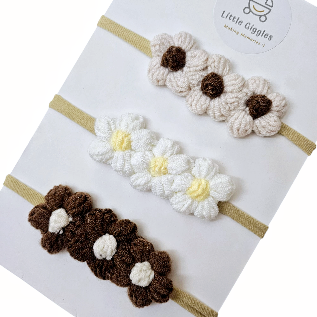 Crochet Flower Headbands