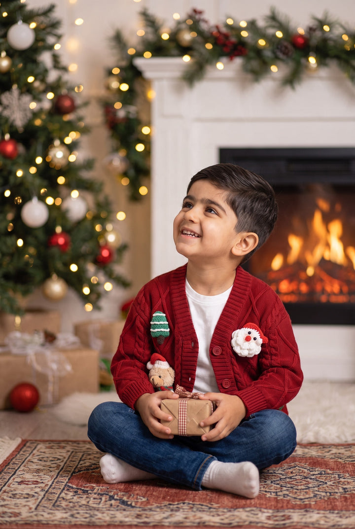 Festive Cardigan - PRE ORDER (DELIVERY BY MID NOV)