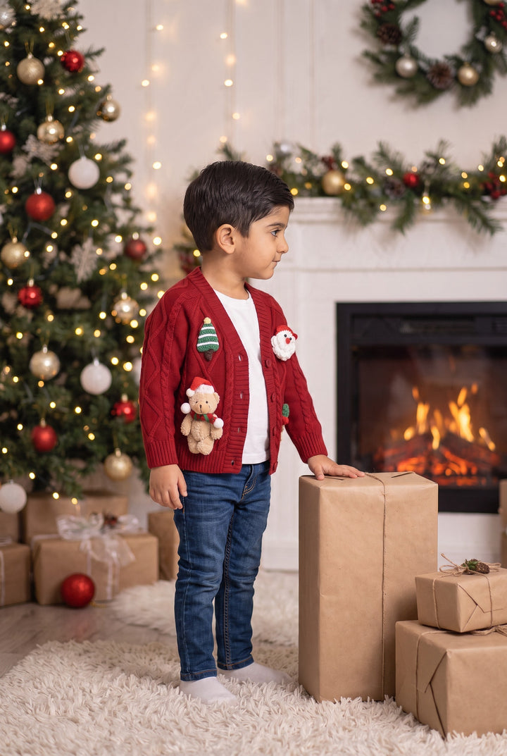 Festive Cardigan - PRE ORDER (DELIVERY BY MID NOV)