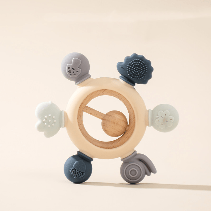Blue Round Teether