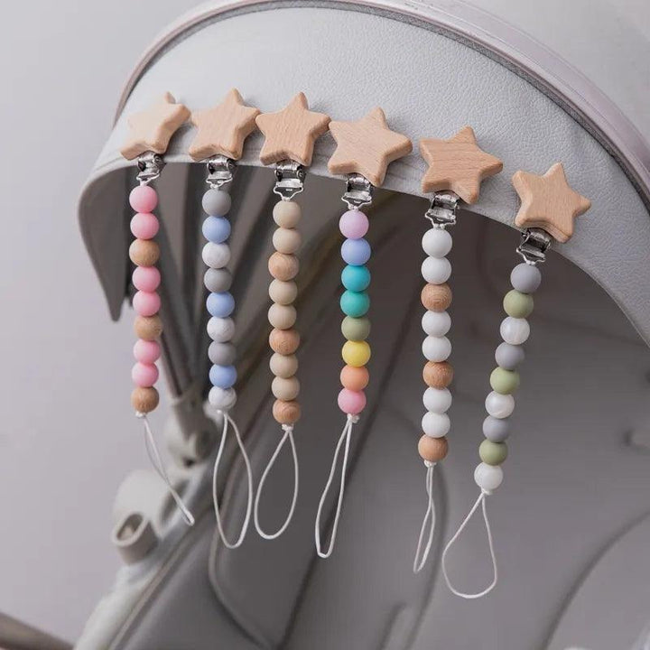 Starry Pacifier Clip