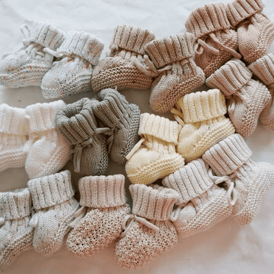 Knitted Baby Booties