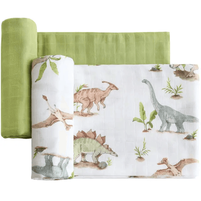 Dino Swaddle Muslin Set