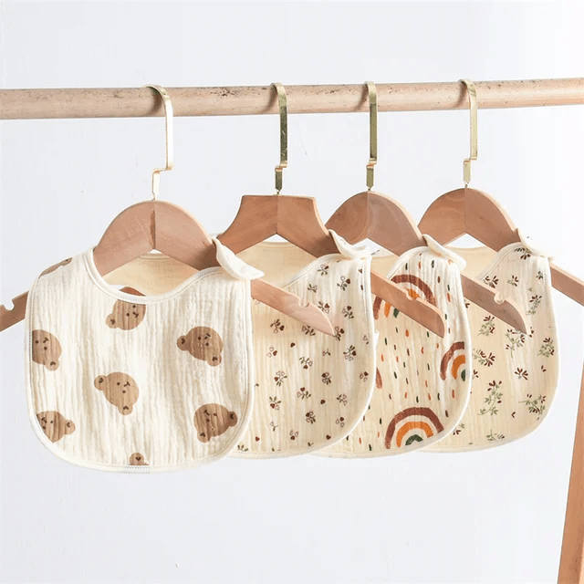 Cotton Muslin Bibs