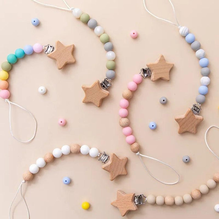 Starry Pacifier Clip