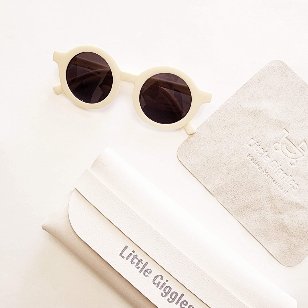 Cream Flexible Sunglasses