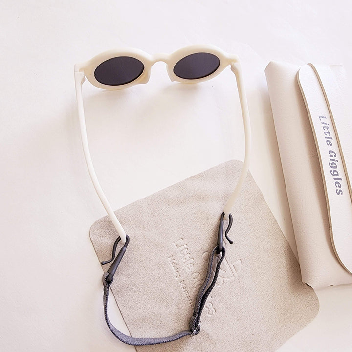 Cream Flexible Baby Sunglasses