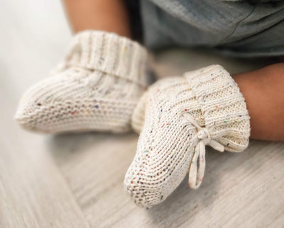 Knitted Baby Booties