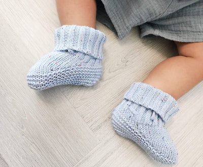 Knitted Baby Booties