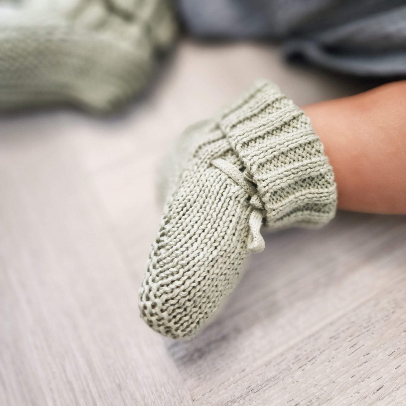 Knitted Baby Booties