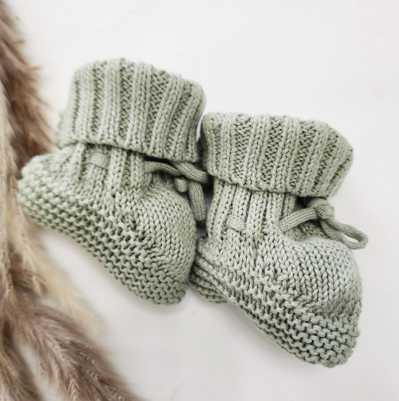 Knitted Baby Booties