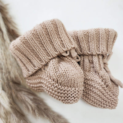 Knitted Baby Booties