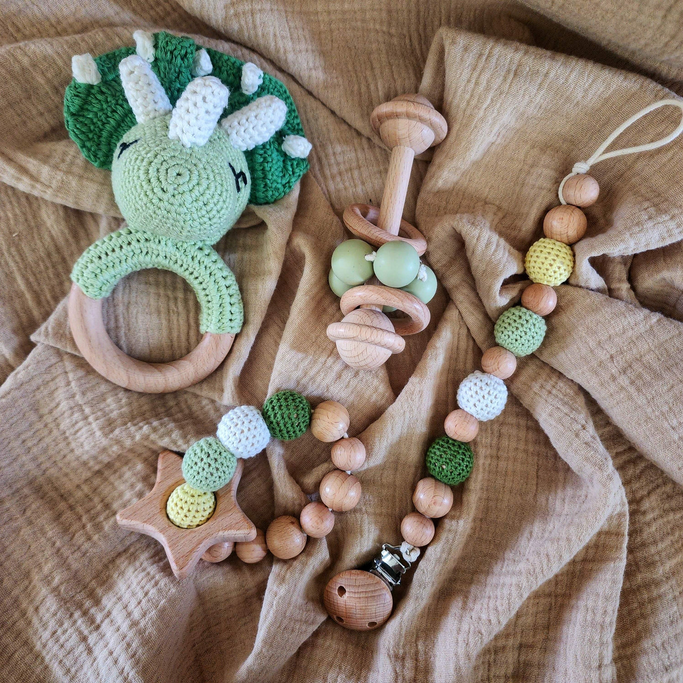 Dino Crochet Set