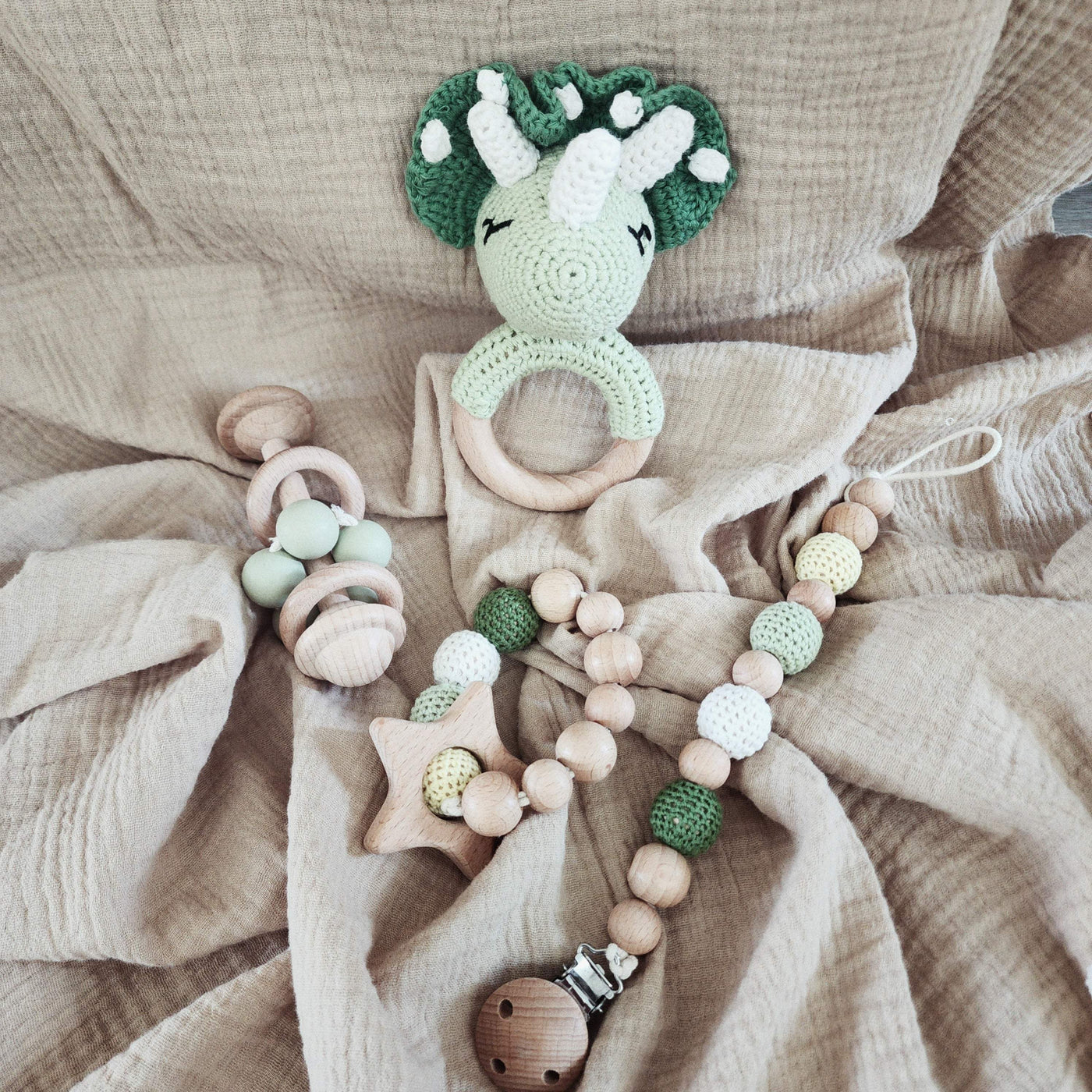 Dino Crochet Set