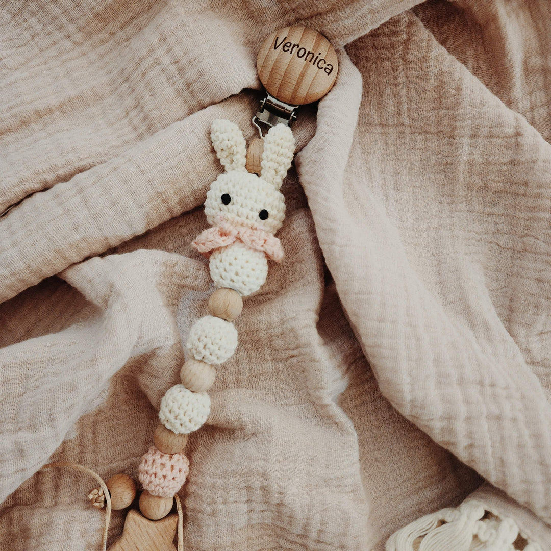 Bunny Pacifier Clip